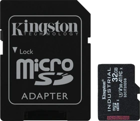 Kingston Industrial Temperature Gen2 R100 32GB Kit, UHS-I U3, A1, Class 10