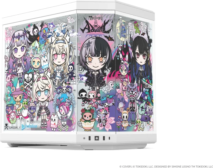Hyte Y70 tokidoki x hololive English -Advent-, Glasfenster