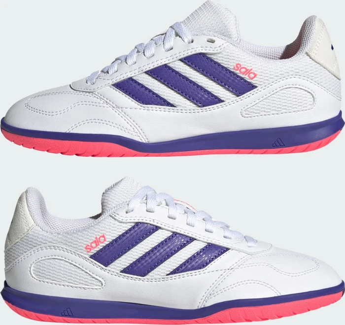 adidas Super Sala Competition III IN cloud white/pure purple/solar turbo (Junior)
