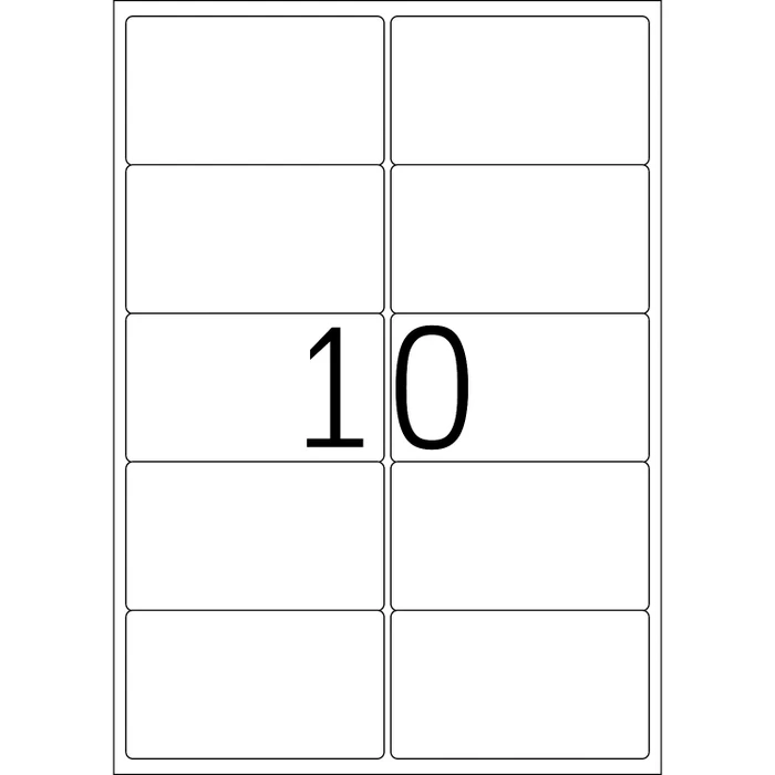 Herma Adressetiketten, 99.1x57mm, ablösbar, weiß, matt, 100 Blatt (1600 Etiketten)