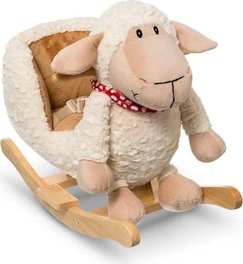 Bieco Schaukeltier Baby Schaf weiß