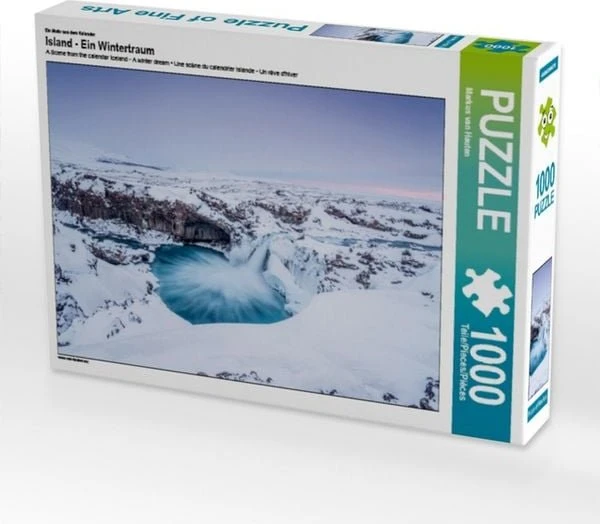 Calvendo Ein Motiv aus dem Kalender Island - Ein Wintertraum