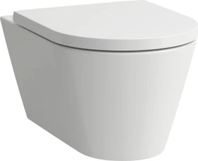 Laufen Kartell Wand-WC Tiefspüler, silent-flush, spülrandlos, weiß
