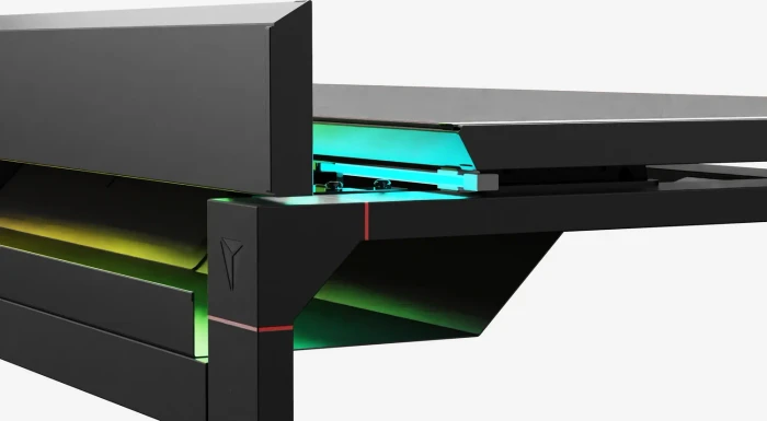 Secretlab Magnus Schreibtisch 150x75cm schwarz/schwarz