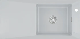 systemceram Siro 100 Einbau Becken rechts alu