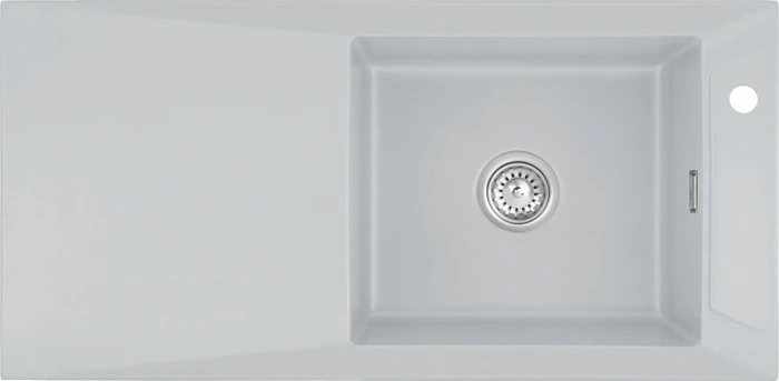 systemceram Siro 100 Einbau Becken rechts alu