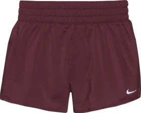 Nike One Dri-FIT Hose kurz burgundy crush/white (Damen)