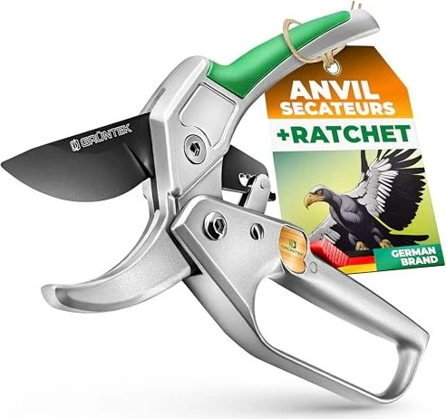 Grüntek Kondor Amboss Gartenschere, 20cm