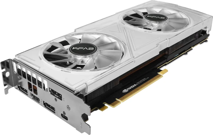 KFA2 GeForce RTX 2080 Ti Dual White (1-Click OC), 11GB GDDR6, HDMI, USB-C, 3x DP