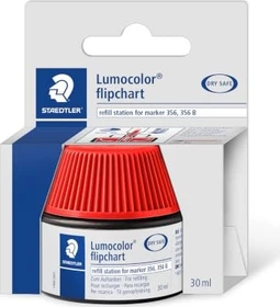 Staedtler Lumocolor 488 56 Flipchartmarker Nachfüllstation 30ml, rot