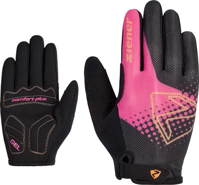 Ziener Colo Long Fahrradhandschuhe bubblegum (Junior)