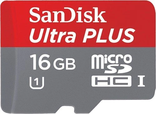 SanDisk Ultra Plus, microSD UHS-I U1, Rev-SC