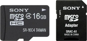 Sony 16GB Kit, Class 4 (SR16A4)