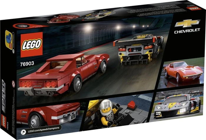 LEGO Speed Champions - Chevrolet Corvette C8.R & 1968 Chevrolet Corvette