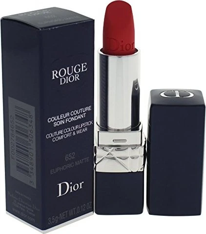 Christian Dior Rouge Dior Couleur Couture Soin Fondant Lippenstift nachfüllbar 652 euphoric matte, 3.5g