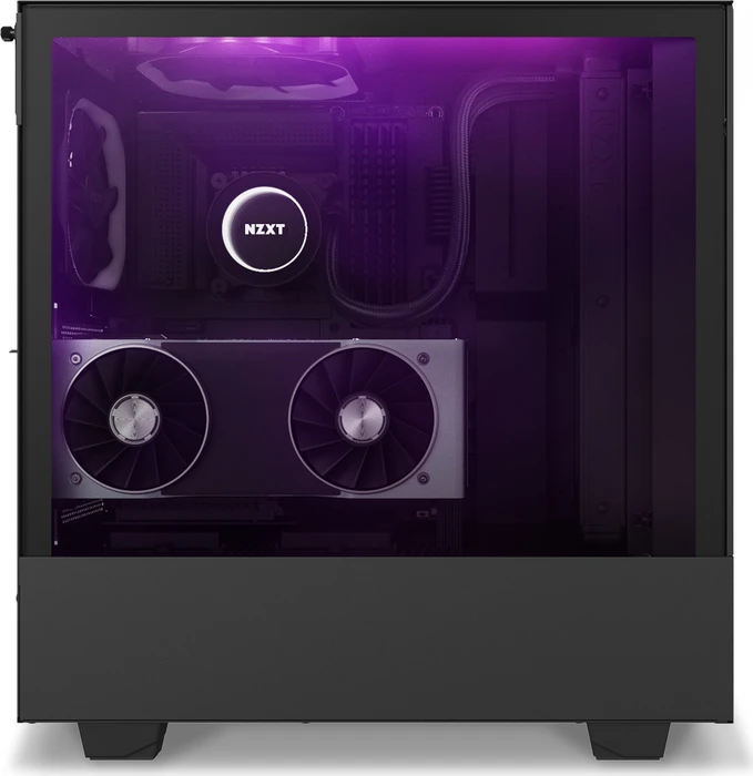 NZXT H510 Elite, schwarz, Glasfenster