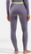 Odlo Natural Performance Wool 150 Base Layer Hose lang gray ridge melange/shadow lime (Damen) Vorschaubild