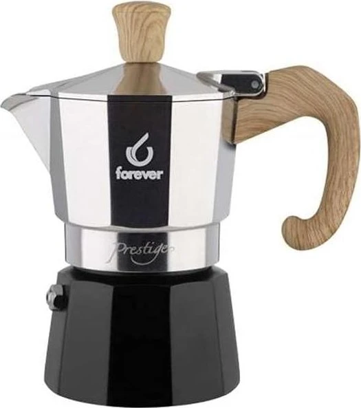 Forever Miss Moka Prestige Woody 6 Tassen Espressokanne