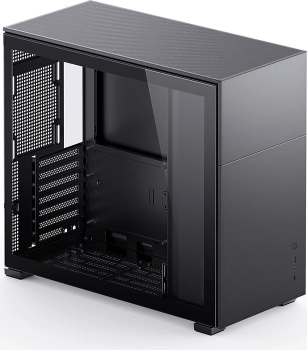 Jonsbo D41 Black, schwarz, Glasfenster