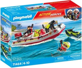 playmobil City Action Feuerwehrboot mit Aqua Scooter