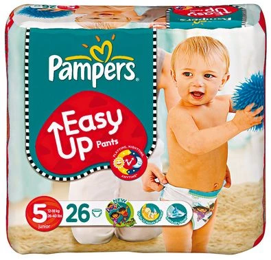 Pampers Easy Up Pants Gr.5 Einwegwindel, 12-18kg, 26 Stück