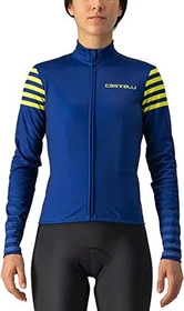 Castelli Autunno LS Trikot langarm sodalite blue/brillant yellow (Damen)