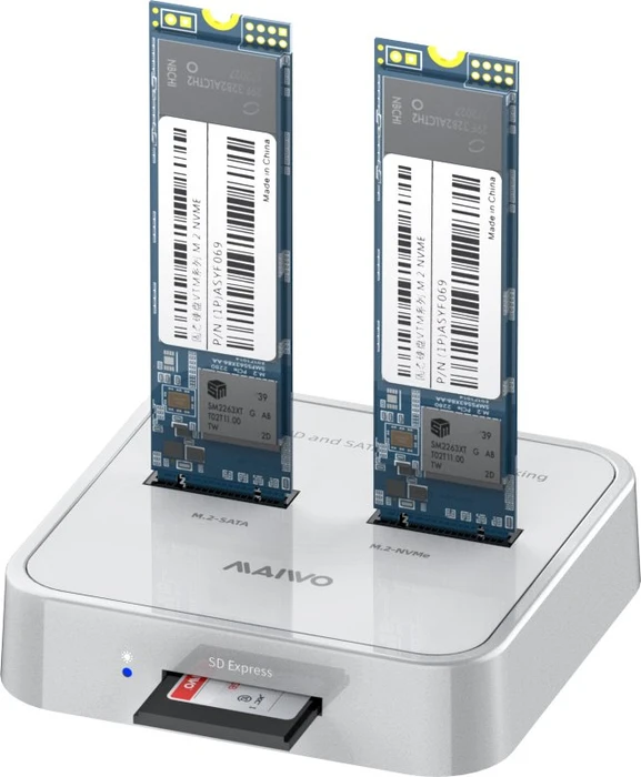 MAIWO M.2 PCIe/SATA Dockingstation und SD Express Cardreader, USB-C 3.1 (verschiedene Markenbezeichnungen)