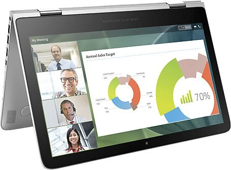 HP Spectre Pro x360 G1, silber, Core i5-5300U, 8GB RAM, 256GB SSD, DE