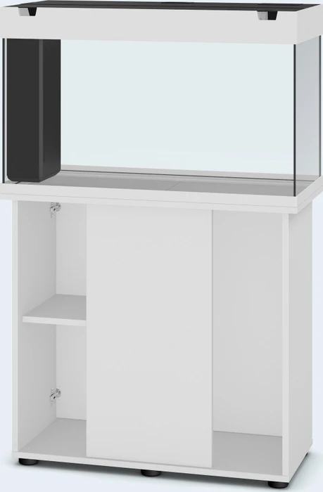Juwel Rio 125 LED Aquarium-Set mit Unterschrank, weiß/weiß, 125l