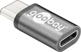 Wentronic Goobay USB-C 2.0 Adapter, USB-C 2.0 Stecker auf USB 2.0 Micro-B Buchse (56635)