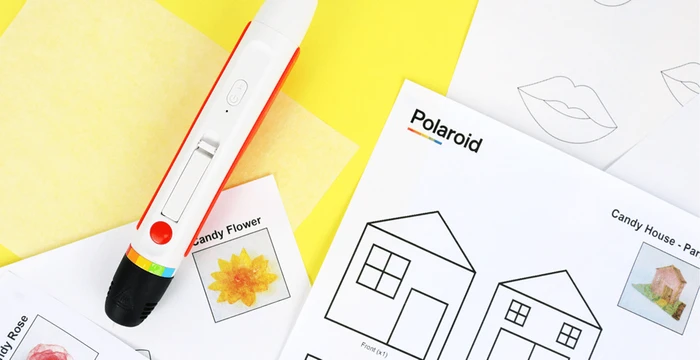 Polaroid3D Candy Play Pen, weiß/rot, 3D-Druckstift für essbare 3D-Drucke