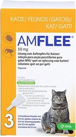Amflee Spot-On für Katzen 2kg bis 10kg, 0.5ml, 3 Stück
