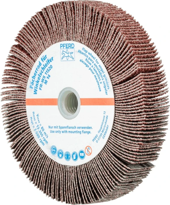 Pferd FR WS 11520 M14 A 40 Lamellenschleifwalze K40, 115x20mm, 2 Stück