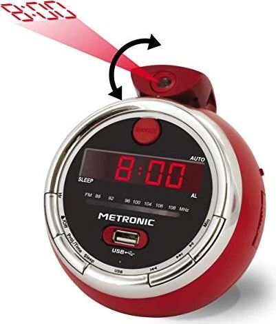 Metronic UKW-Radiowecker Cherry
