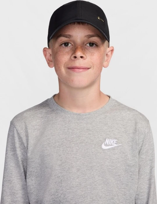 Nike Dri-FIT Club unstrukturierte Metall-Swoosh Kappe (Junior)