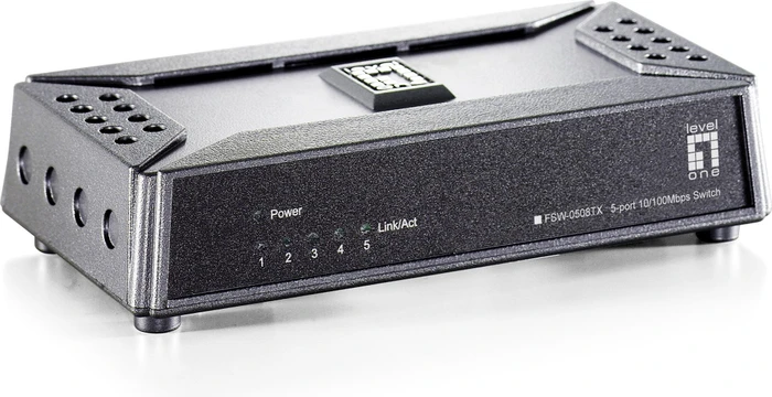 LevelOne FSW Desktop Switch, 5x RJ-45
