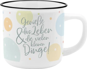 Sheepworld Kaffeebecher Genieße das Leben 350ml