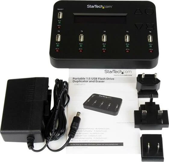 StarTech USB Flash Duplicator & Eraser 1:5, Standalone