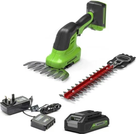 Greenworks Tools G24SHTK2 Akku-Heckenschere inkl. Akku 2.0Ah