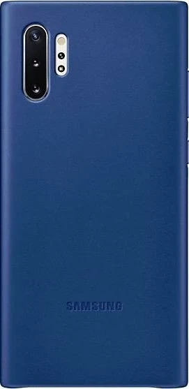 Samsung Leather Cover für Galaxy Note 10+ blau