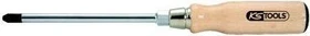 KS Tools ERGOTORQUE WOOD Pozidriv Schraubendreher, PZ3x150mm