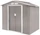 Hattoro S100 Metall Gerätehaus 213x127cm hellgrau (95615)