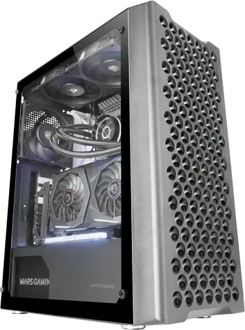 Mars Gaming MC-iPRO Black, Glasfenster