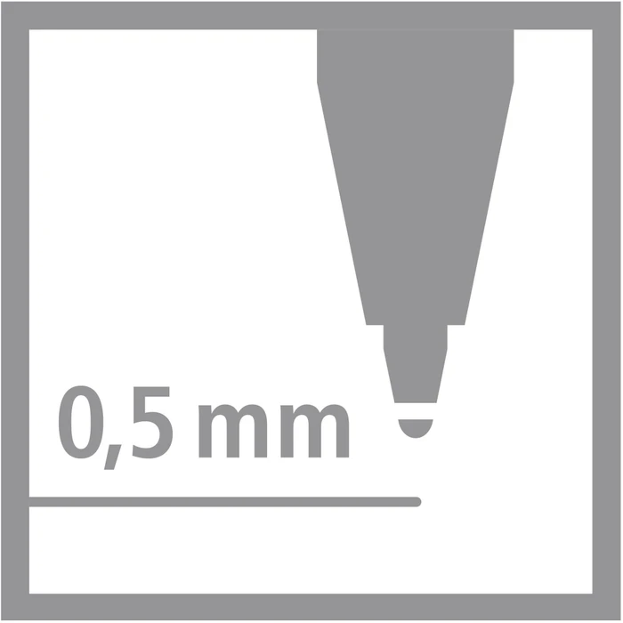 STABILO worker+ medium NatureCOLORS Wildflower Tintenroller (Mine) rouge, 10er-Pack