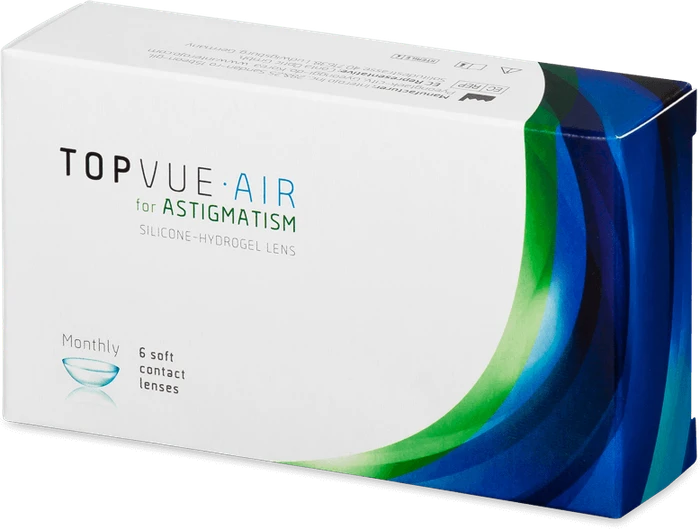 TopVue Air for Astigmatism, -3.00 Dioptrien, 6 Stück