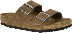 Birkenstock Arizona Veloursleder dark tea (Damen)
