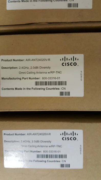 Cisco Aironet Yagi Outdoor/Indoor-Antenne, 2.4GHz, 2dBi, RP-TNC