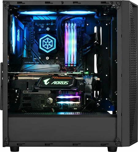 SilverStone Fara B1 Lucid Rainbow, Glasfenster