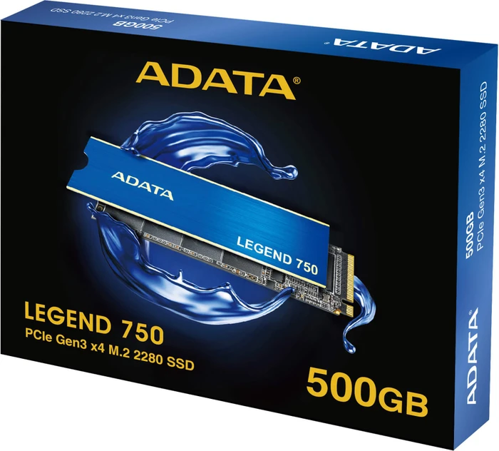 ADATA LEGEND 750 500GB, M.2 2280 / M-Key / PCIe 3.0 x4, Kühlkörper
