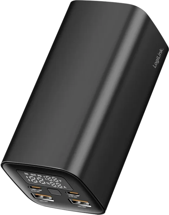 LogiLink Powerbank QC 3.0 PD 3.0 20000mAh 65W schwarz
